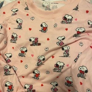 Pink Snoopy Pajama Set